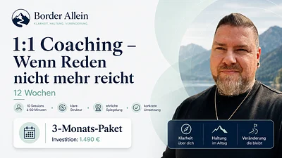 1:1 Coaching 3 Monate